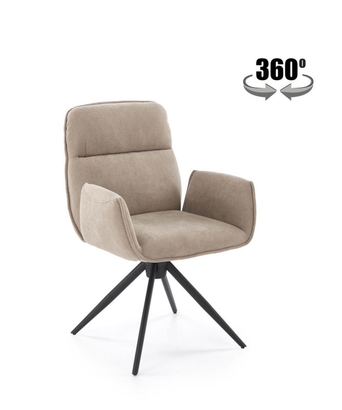 Jídelní židle K574 tmavě béžová