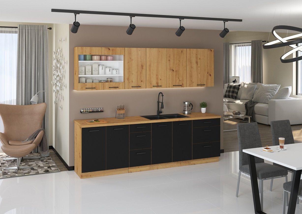 Dřezová skříňka MODERNA 80 ZL 2F BB