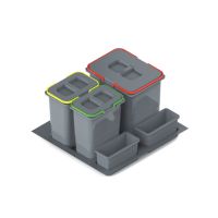 Dřezová skříňka s šuplíkem na koš COMMO 60 ZL 1S BB