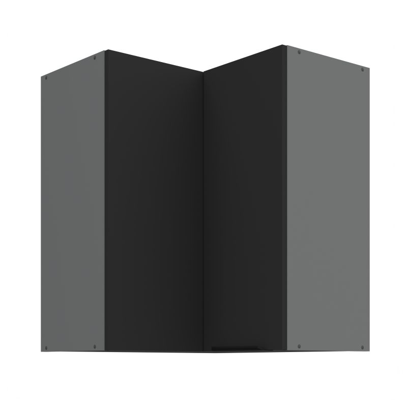 Horní rohová skříňka ARIA ANTRACIT 60x60 GN-72 2F (90°)