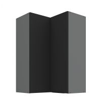 Horní rohová skříňka ARIA ANTRACIT 60x60 GN-90 2F (90°)