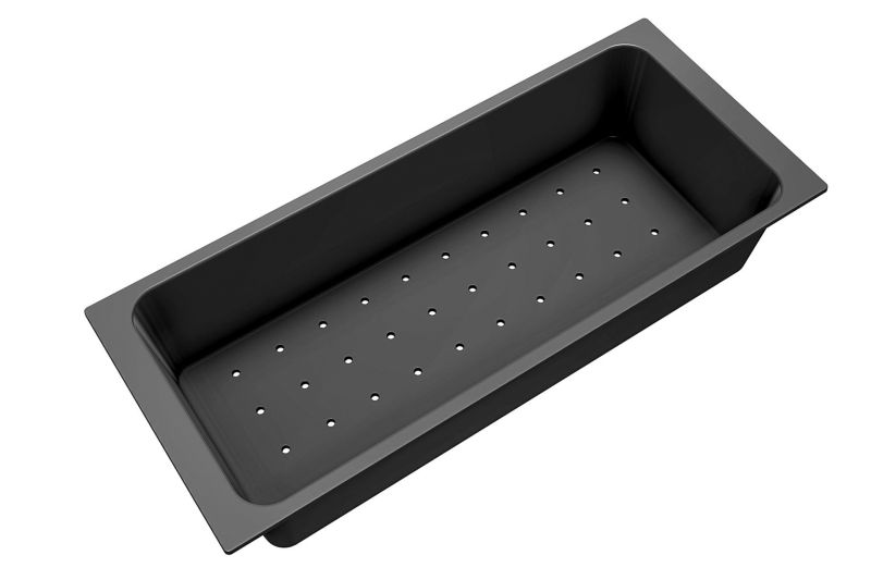 Sinks cedník - černý polykarbonát