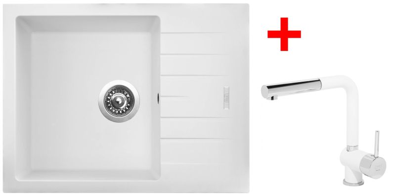 Sinks PERFECTO 650 Milk + MIX 3 P GR