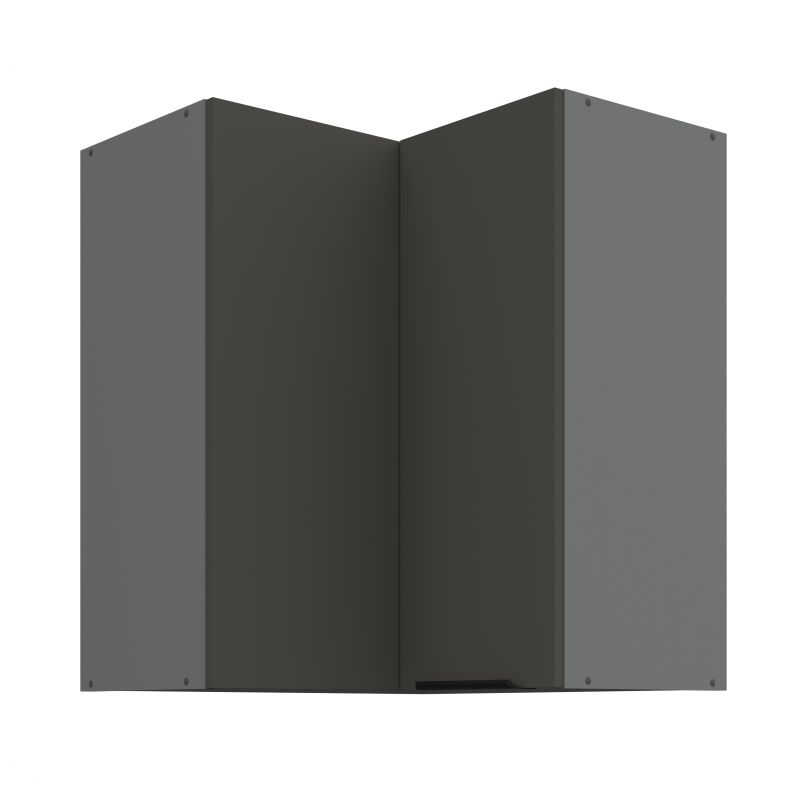 Horní rohová skříňka ARIA ANT GRAFIT 60x60 GN-72 2F (90°)