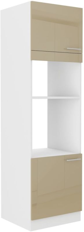 Skříň na vestavnou troubu a mikrovlnku LARA CAPPUCINO 60 DPM-210 2F