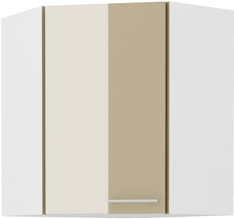 Horní rohová skříňka LARA CAPPUCINO 60x60 GN-72 1F