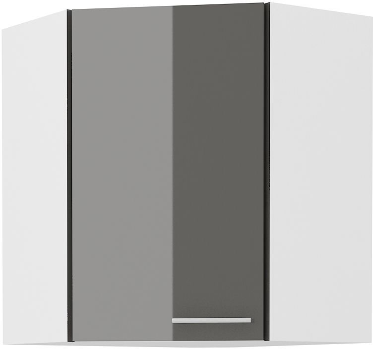 Horní rohová skříňka LARA GREY 60x60 GN-72 1F