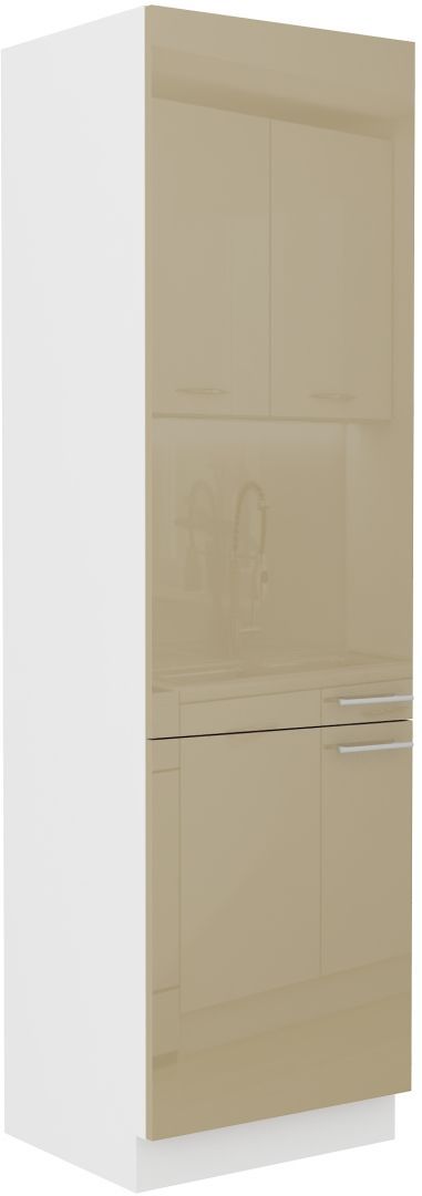 Skříň na vestavnou lednici LARA CAPPUCINO 60 LO-210 2F