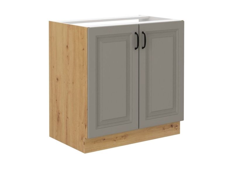 Dřezová skříňka STILLO SVĚTLE ŠEDÁ / ARTISAN 80 ZL 2F BB