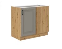 Spodní skříňka rohová STILLO SVĚTLE ŠEDÁ / ARTISAN 105 ND 1F BB