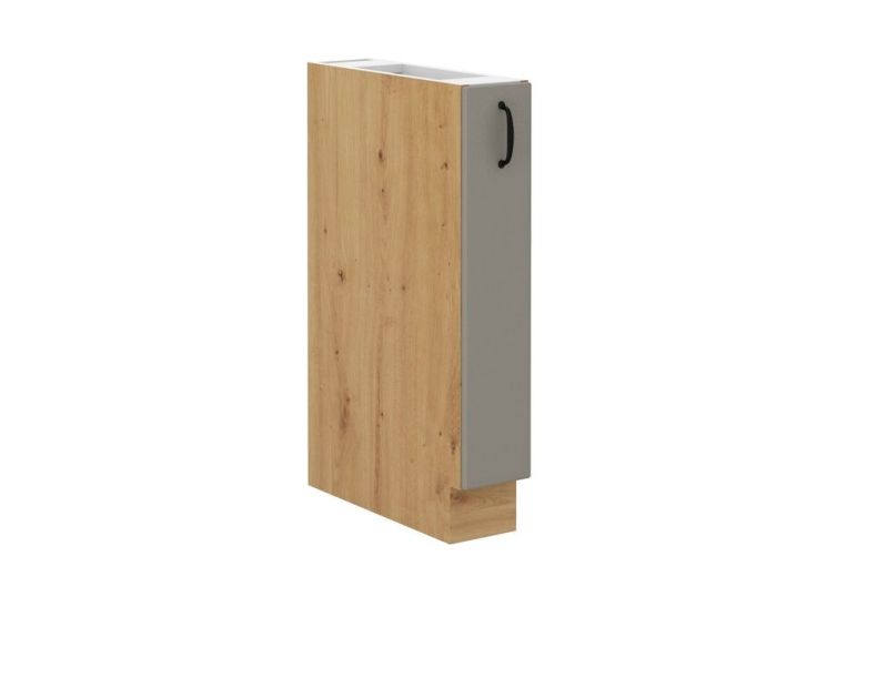 Spodní skříňka kargo koš STILLO SVĚTLE ŠEDÁ / ARTISAN 15 D CARGO BB