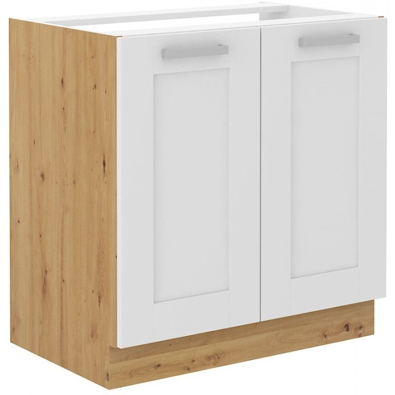 Spodní dřezová skříňka LUNNA BÍLÁ / ARTISAN 80 ZL 2F BB