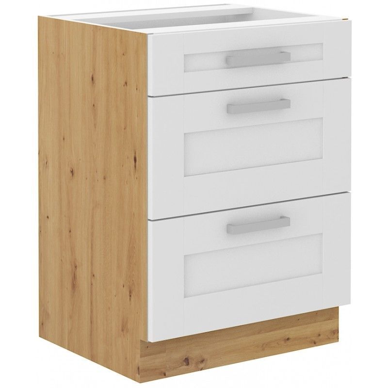 Spodní skříňka LUNNA BÍLÁ / ARTISAN 60 D 3S BB