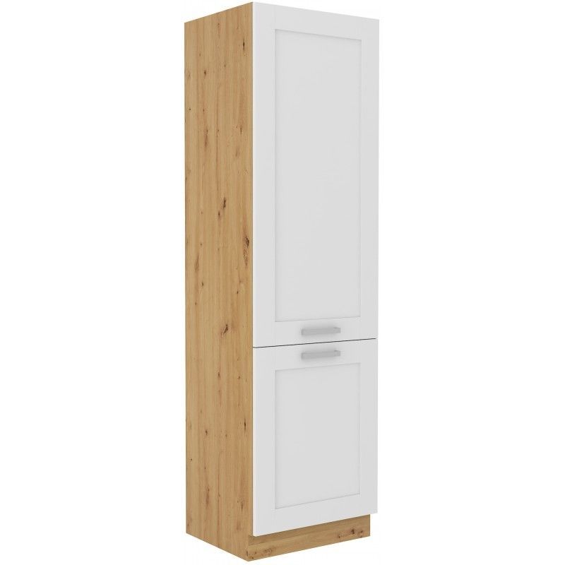 Vysoká skříň na lednici LUNNA BÍLÁ / ARTISAN 60 LO-210 2F