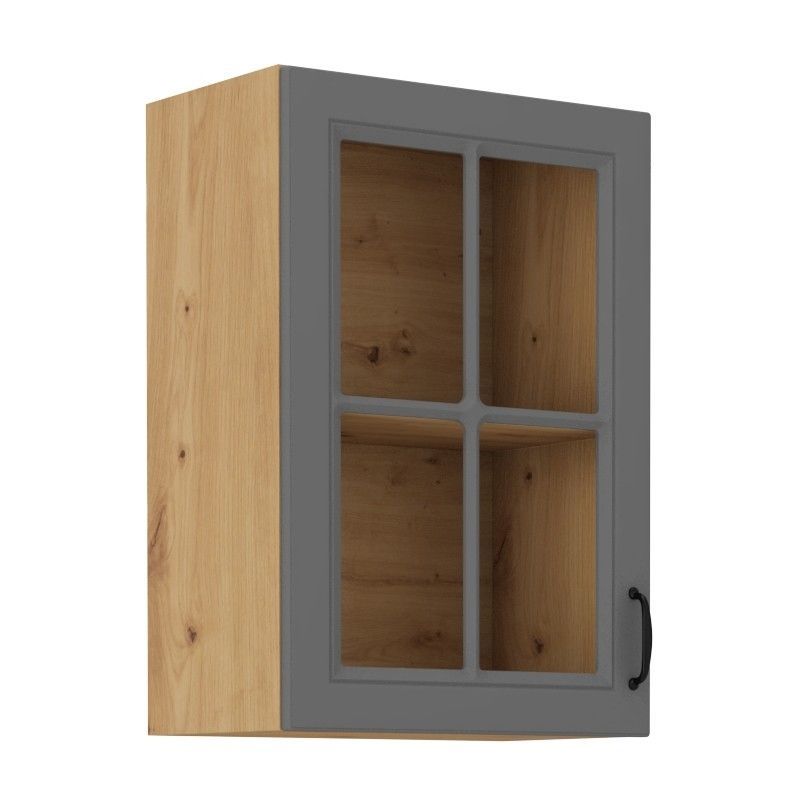 Horní skříňka STILLO TMAVĚ ŠEDÁ / ARTISAN  40 GS-72 1F
