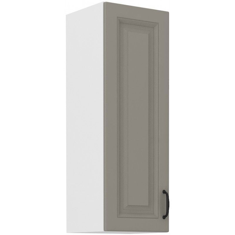 Horní skříňka STILLO SVĚTLE ŠEDÁ / BÍLÁ  30 G-90 1F