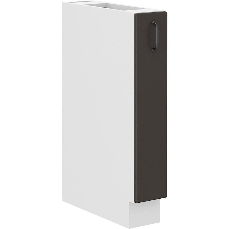 Spodní skříňka kargo koš STILLO GRAPHITE / BÍLÁ  15 D CARGO BB