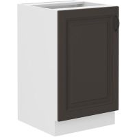 Spodní dřezová skříňka STILLO GRAPHITE / BÍLÁ  50 ZL 1F BB