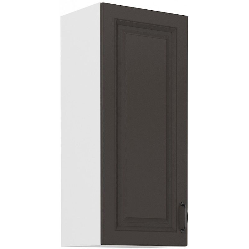 Vysoká horní skříňka STILLO GRAPHITE / BÍLÁ 40 G-90 1F