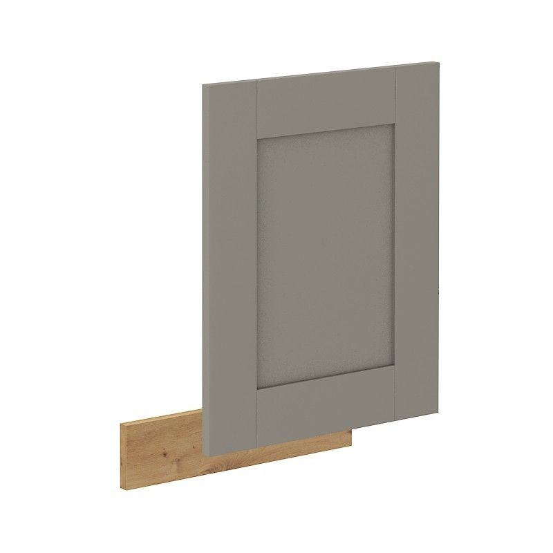 Dvířka na myčku LUNNA SVĚTLE ŠEDÁ / ARTISAN ZM 570 x 446