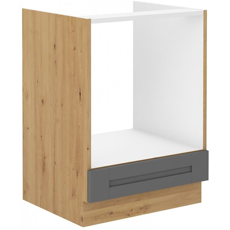 Spodní skříňka na vestavnou troubu LUNNA TMAVĚ ŠEDÁ / ARTISAN 60 D GAZ BB