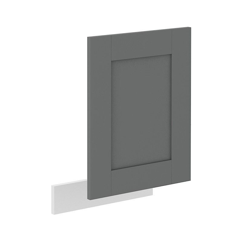 Dvířka na myčku LUNNA TMAVĚ ŠEDÁ / BÍLÁ ZM 570 x 446
