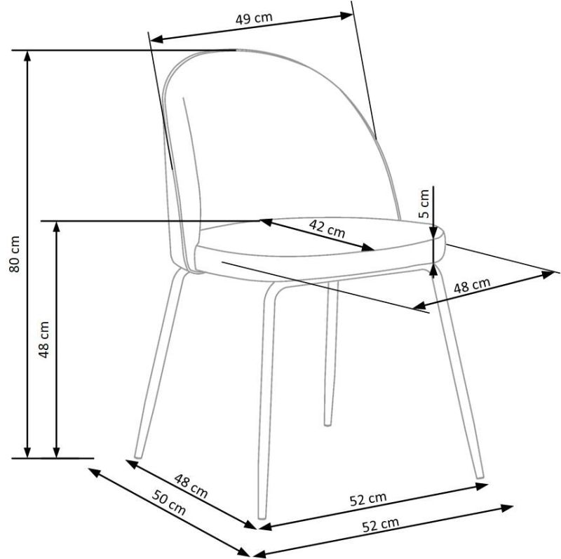Jídelní židle K314  SKLADEM