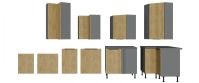 Kuchyňská linka CREMONA ANTRACIT