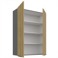 Horní skříňka CREMONA ANTRACIT 80 G-108 2F