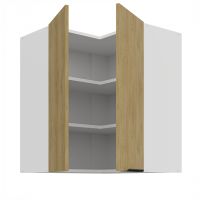 Horní rohová skříňka CREMONA 60x60 GN-72 2F