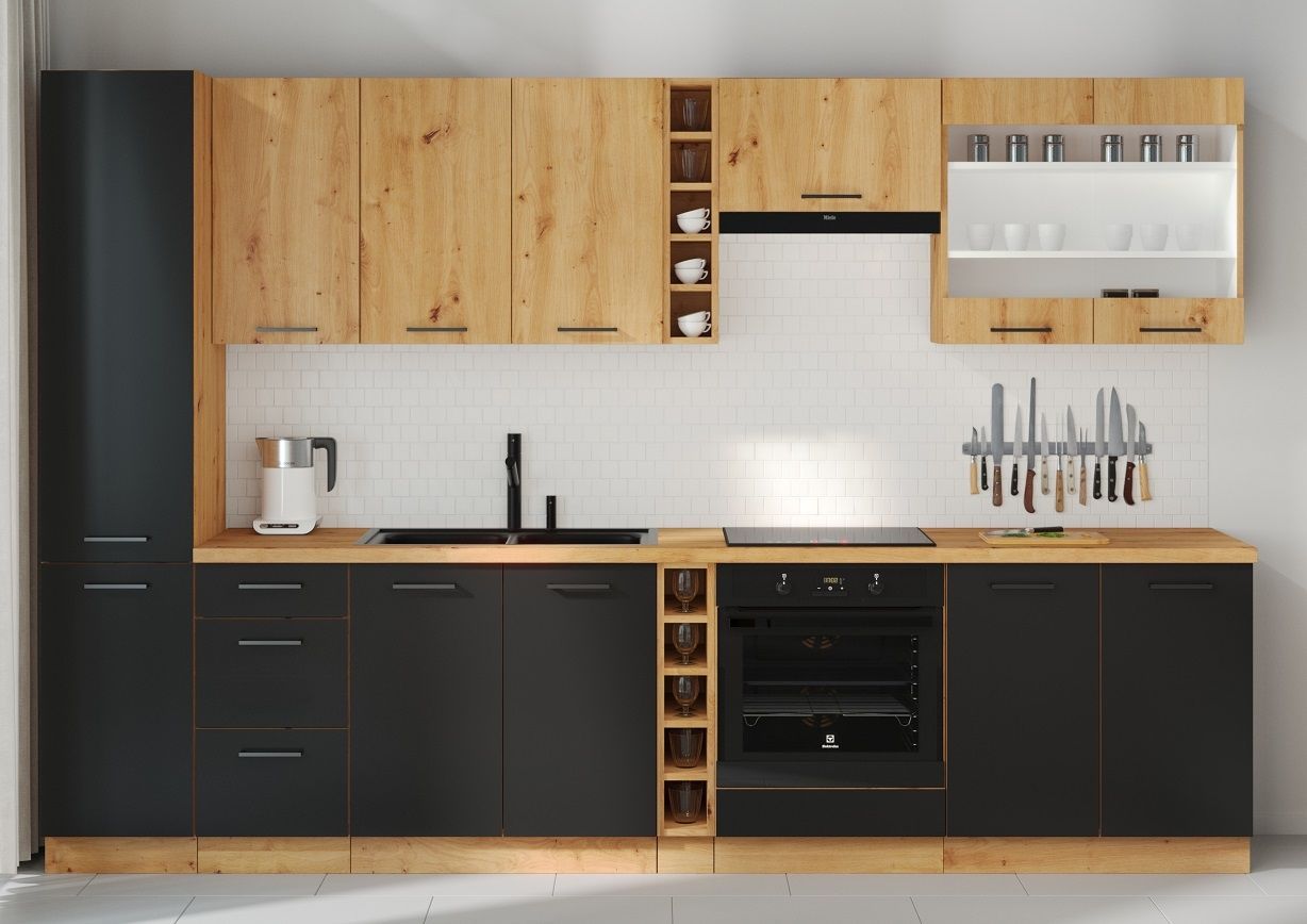 Vysoká potravinová skříň MODERNA 40 DK-210 2F