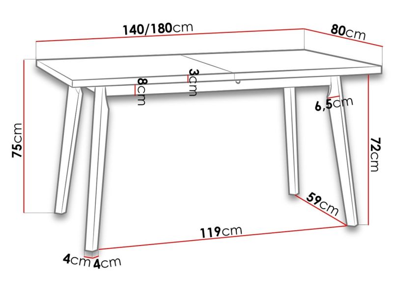 Jídelní set DX 35
