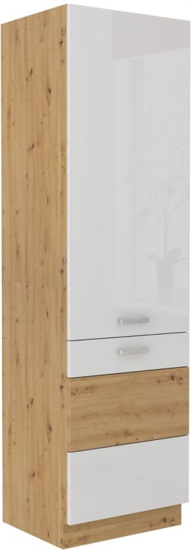 Vysoká potravinová skříň ARTTISAN BÍLÁ 60 DK-210 2F