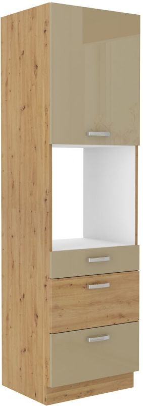 Vysoká skříň na vestavnou troubu ARTTISAN CAPPUCINO 60 DPS-210 S-3S 1F