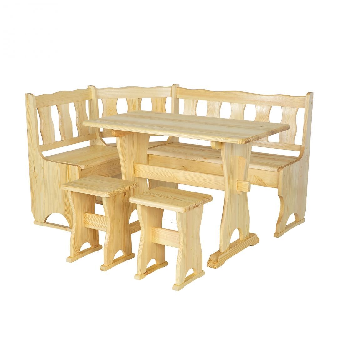 Jídelní set s rohovou lavicí I