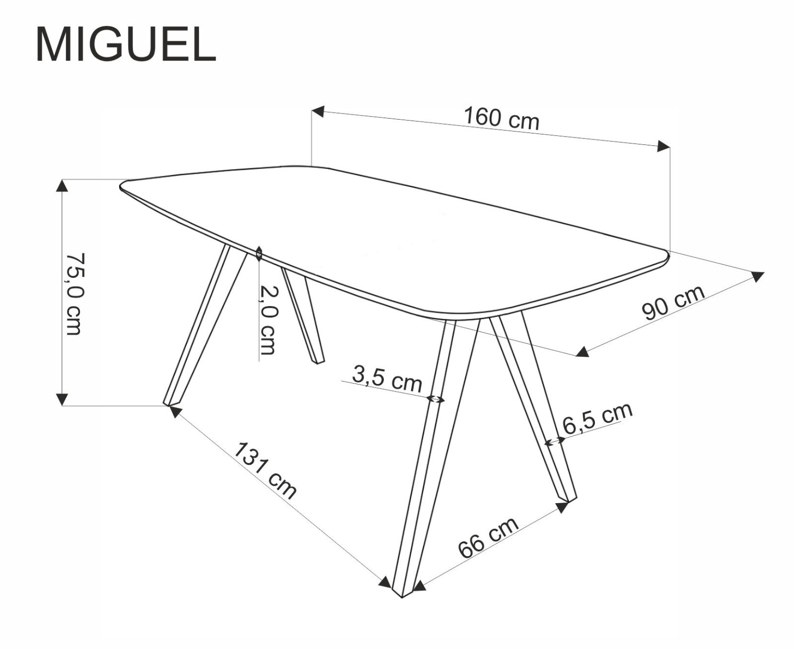 Jídelní stůl MIGUEL