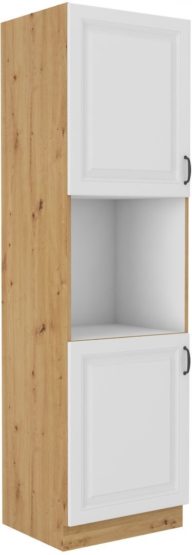 Vysoká skříň na vestavnou troubu STILLO BÍLÁ / ARTISAN 60 DP-210 2F