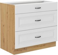 Spodní zásuvková skříňka STILLO BÍLÁ / ARTISAN 80 D 3S BB