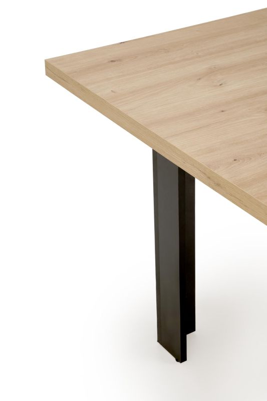 Jídelní stůl BAGIO dub artisan/černý